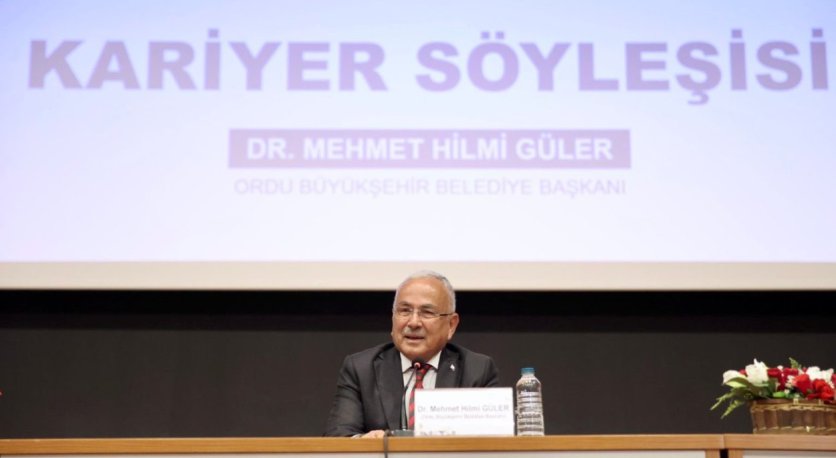 BAŞKAN GÜLER, ORDU ÜNİVERSİTESİNDE GENÇLERLE BULUŞTU